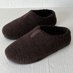 Bombas Sunday Slippers Plush Nonslip Comfort Casual Lounge Brown Men's Size 11